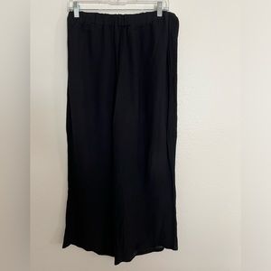 Lefties wide leg black pant